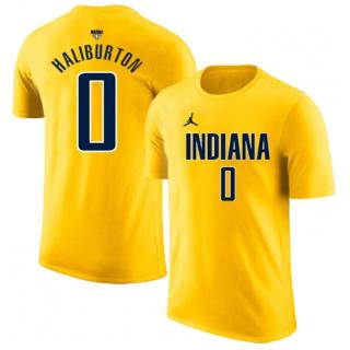 Camiseta Indiana Pacers-Tyrese Haliburton (Yellow)